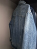 Levi's【商場(chǎng)同款】李維斯男士潮流牛仔外套 淺藍(lán)色 0015E-0006 M 曬單實(shí)拍圖