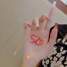 別情5G黃金愛心項鏈小桃心吊墜心形鎖骨鏈套鏈金七夕情人節(jié)送女友禮物 黃金小桃心項鏈 金重約4.0g 曬單實拍圖