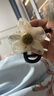 格蒙高級(jí)感花朵丸子頭抓夾女2025新款鯊魚夾高馬尾發(fā)夾后腦勺夾子 曬單實(shí)拍圖