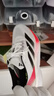 adidas ADIZERO BOSTON 12超輕緩震回彈馬拉松玻纖柱跑鞋阿迪達(dá)斯 淺灰/紅熒光/黑 42 曬單實(shí)拍圖