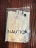 諾帝卡（NAUTICA）【單件直降】男裝25春夏新款索羅娜涼感汗布亨利領(lǐng)T恤男TE5204 白色1BW L 曬單實(shí)拍圖