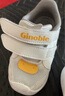 基諾浦（ginoble）嬰兒學(xué)步鞋 夏季透氣網(wǎng)面寶寶鞋子8-18個月男女童機能鞋GB2201 白色/黃色 18 110mm 適合腳長106-115mm 曬單實拍圖