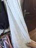 多妙屋女童闊腿褲兒童夏季薄款褲子女孩大童休閑褲夏裝11894淺灰170 曬單實(shí)拍圖