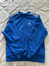 adidas adicolor Oversize運動套頭衛(wèi)衣男裝阿迪達斯官方三葉草   藍   M 曬單實拍圖