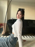 槿城小香風女短款外套辣妹小披肩外搭開衫小個子吊帶背心兩件套上衣夏 白色吊帶+白色外套 薄款 T6563 S 75-90斤 曬單實拍圖