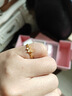 周大生黃金戒指女足金5G小仙蝶蝴蝶女戒計價金七夕情人節(jié)禮物送女友 2.39g 足金蝴蝶戒指 曬單實拍圖