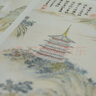 唐賦 杭州西湖十景絲綢明信片賀卡最憶杭州文創(chuàng)旅游紀(jì)念特色禮品送同事朋友 西湖十景絲綢明信片（10張） 曬單實拍圖