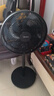 美的（Midea）【超級(jí)單品】七葉輕音立式電風(fēng)扇家用柔風(fēng)落地扇臺(tái)式桌面小型風(fēng)扇大風(fēng)量節(jié)能搖頭宿舍電扇 SAF30AB 曬單實(shí)拍圖