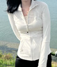 lululemon丨Define 女士運(yùn)動(dòng)連帽夾克 *Nulu? LW3HJJS 外套 白色(LW3HWBS) L /10 曬單實(shí)拍圖