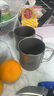 Naturehike挪客樂(lè )行鈦杯鈦碗 戶(hù)外露營(yíng)折疊餐具野餐餐具純鈦折疊水杯可燒水 鈦杯600ml/有蓋/配網(wǎng)兜 曬單實(shí)拍圖