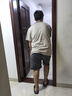 浪莎短袖睡衣男純棉夏季薄款全棉短褲套裝可外穿大碼青年男士家居服 曬單實拍圖