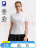 FILA 斐樂官方女子針織短袖POLO衫2025夏季新款網(wǎng)球運動防曬上衣 曬單實拍圖