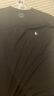 杰克·瓊斯（JACK&JONES）25年男裝T恤男夏季T恤舒適男士短袖涼感多色上衣純色水洗不易走形 E40黑色 M 175 曬單實拍圖