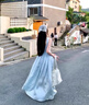 緋垚簡(jiǎn)約藍(lán)色背心連衣裙女夏季收腰顯瘦A字吊帶裙海邊沙灘度假長(zhǎng)裙 海鹽藍(lán) M 建議90-100斤左右穿 曬單實(shí)拍圖