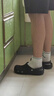crocs卡駱馳檀健次同款洞洞鞋男沙灘鞋|10001 黑色-001 41/42(260mm) 曬單實(shí)拍圖