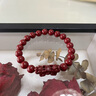 RWTW朱砂貔貅手串男士轉(zhuǎn)運(yùn)珠女款 本命年七夕禮物 8mm珠(紫金砂) 曬單實(shí)拍圖