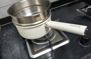 九陽(yáng)（Joyoung）含鈦陶瓷不粘小奶鍋0氟健康輔食鍋湯鍋熱奶16cm爐灶通用CN541(LB) 曬單實(shí)拍圖