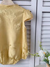 G.DUCKKIDS童裝嬰兒衣服夏季新生兒連體衣薄款透氣男寶寶籃球服無(wú)袖背心爬服 黃色 90cm 建議80-90碼1歲半-2歲 曬單實(shí)拍圖