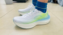 喬丹強風(fēng)3TR專(zhuān)業(yè)馬拉松多功能競速訓練運動(dòng)鞋男體測鞋 喬丹白/水滴藍 -綠野仙蹤 44 曬單實(shí)拍圖