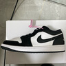 耐克（NIKE）【潮】Air Jordan aj1板鞋男女情侶款低幫耐磨透氣休閑運(yùn)動(dòng)籃球鞋 DC0774-101  黑白熊貓 男女同款 39 曬單實(shí)拍圖