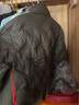 GXG男裝 蛋白pu皮面包服男立領羽絨服 23冬 墨綠色 175/L 曬單實拍圖
