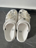 卡駱馳（crocs）經(jīng)典云朵Clog女沙灘洞洞鞋涼拖鞋206750 206750-100  37  曬單實拍圖