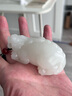 可玉可求保價(jià)11.11 孤品和田玉貔貅手把件 男士羊脂白玉貔貅玉石把玩件 款二 M10379z 曬單實(shí)拍圖