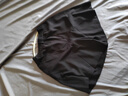 逸陽(yáng)涼感四分白色短褲女夏季新款褲子休閑垂感高腰A字黑色五分褲 黑色 26 曬單實(shí)拍圖