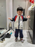 G.DUCKKIDS小黃鴨聯(lián)名奧特曼衣服男童套裝春秋季2024新款兒童運動兩件套寶寶 藏青色套裝 110 建議4~5歲【100-110cm】 曬單實拍圖