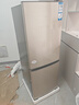 海爾（Haier）182升雙門兩門冰箱小型冷藏冷凍直冷節(jié)能迷你兩門家用租房節(jié)能電冰箱 炫金外觀+節(jié)能低噪+七檔控溫 曬單實(shí)拍圖