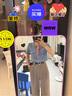 UR2025春季新款女裝復古休閑菱格圖案短款牛仔外套UWG850006 曬單實(shí)拍圖