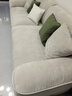 格拉比奧【實物拍攝】格蘭德沙發(fā)意式極簡布藝小戶型雪尼爾花瓣直排沙發(fā) 格蘭德沙發(fā)【2.6米】 MOTOO摩圖雪尼爾花瓣系列 曬單實拍圖