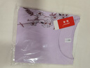 中年媽媽夏裝棉麻刺繡上衣女士夏季高端亞麻小衫苧麻女裝短袖T恤 M-307淺紫色 L 建議105-120斤 曬單實(shí)拍圖