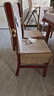 岳虎 全實(shí)木餐椅家用實(shí)木椅子靠背椅休閑椅歺椅子木椅子宴會(huì )椅 餐桌椅 08款胡桃色（免安裝） 全實(shí)木款 曬單實(shí)拍圖
