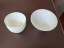 棉小城高骨瓷茶杯薄胎白玉令潮州功夫茶杯描金小巧品茗杯喝茶泡單叢透光 6個(gè)骨瓷純白反口杯【30ml】 曬單實(shí)拍圖