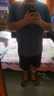 帝賓澤大碼短袖T恤男加肥加大寬松胖子肥佬夏季透氣圓領(lǐng)打底衫 曬單實(shí)拍圖