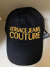 VERSACE JEANS COUTURE奢侈品男裝 遮陽(yáng)帽黑色字母潮流休閑百搭帽子10972禮物 黑色 均碼 曬單實(shí)拍圖