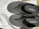 富貴鳥(niǎo)真皮人字拖鞋男款季外穿夾腳沙灘涼拖鞋軟底可泡水頭層牛皮居家鞋 黑色 40 曬單實(shí)拍圖