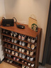 青櫨實(shí)木鞋架小型入戶門口多層家用窄鞋子置物架簡易結(jié)實(shí)耐用收納架子 送上門-7層55cm-100%實(shí)木 曬單實(shí)拍圖