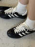 阿迪達(dá)斯 （adidas）ADIDAS HANDBALL SPEZIAL 休閑板鞋德訓(xùn)鞋 JP5669 黑色 37 曬單實(shí)拍圖