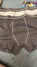 舒雅（Schiesser）男士精梳棉Becover系列中腰平角內(nèi)褲【混色4條裝】E5/20084T 深灰+淺灰+中彩藍+寶藍 4條 L 曬單實拍圖