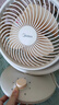 美的（Midea）【空調(diào)伴侶】【桌面風(fēng)扇】電風(fēng)扇家用風(fēng)扇空氣循環(huán)扇桌面小風(fēng)扇手持迷你電扇便攜小型宿舍輕音節(jié)能 【3檔循環(huán)扇】GAF18AD 曬單實拍圖