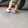 牧童童鞋兒童板鞋2025秋季新款男童鞋皮面女童休閑鞋貝殼頭小白鞋 杏米黑 26 鞋內(nèi)長(zhǎng)16.8cm/適合腳長(zhǎng)16.3cm 曬單實(shí)拍圖