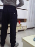 鵲笙秋冬款加絨男士休閑褲衛(wèi)褲燈芯絨潮流寬松百搭加厚束腳秋冬長褲 黑色+深灰【兩件裝】 XL 【建議115-130斤左右】 曬單實拍圖
