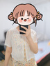 她池短款外套2025夏裝新款女裝簡(jiǎn)約單排扣短袖圓領(lǐng)外搭開衫T52B1639A 曬單實(shí)拍圖