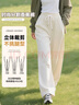 班尼路（Baleno）香蕉褲女2025新款春秋季窄版休閑直筒褲子女生闊腿百搭運動(dòng)衛褲女 曬單實(shí)拍圖