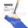 中盛畫材(transon)水粉筆畫筆套裝 6支豬鬃扇形套裝筆丙烯油畫顏料專用畫筆畫刷子藝考魚尾原鬃 速寫 馬克筆繪畫 曬單實(shí)拍圖