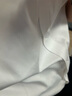 羅蒙（ROMON）【桑蠶絲免燙】短袖襯衫男士白襯衫修身襯衣商務(wù)職業(yè)男白色2XL 曬單實拍圖