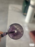 勢蔓天然紫水晶平安扣吊墜冰種紫色水晶項鏈飾品百搭項鏈掛件配飾 平安扣款(繩編鑰匙扣) 曬單實(shí)拍圖