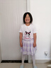 庫(kù)洛米裙子女童夏季2025新款兒童學(xué)院風(fēng)連衣裙女孩夏裝短袖jk套裝 紫色套裝 【偉鑫X8293】 140 【建議55-65斤】 曬單實(shí)拍圖